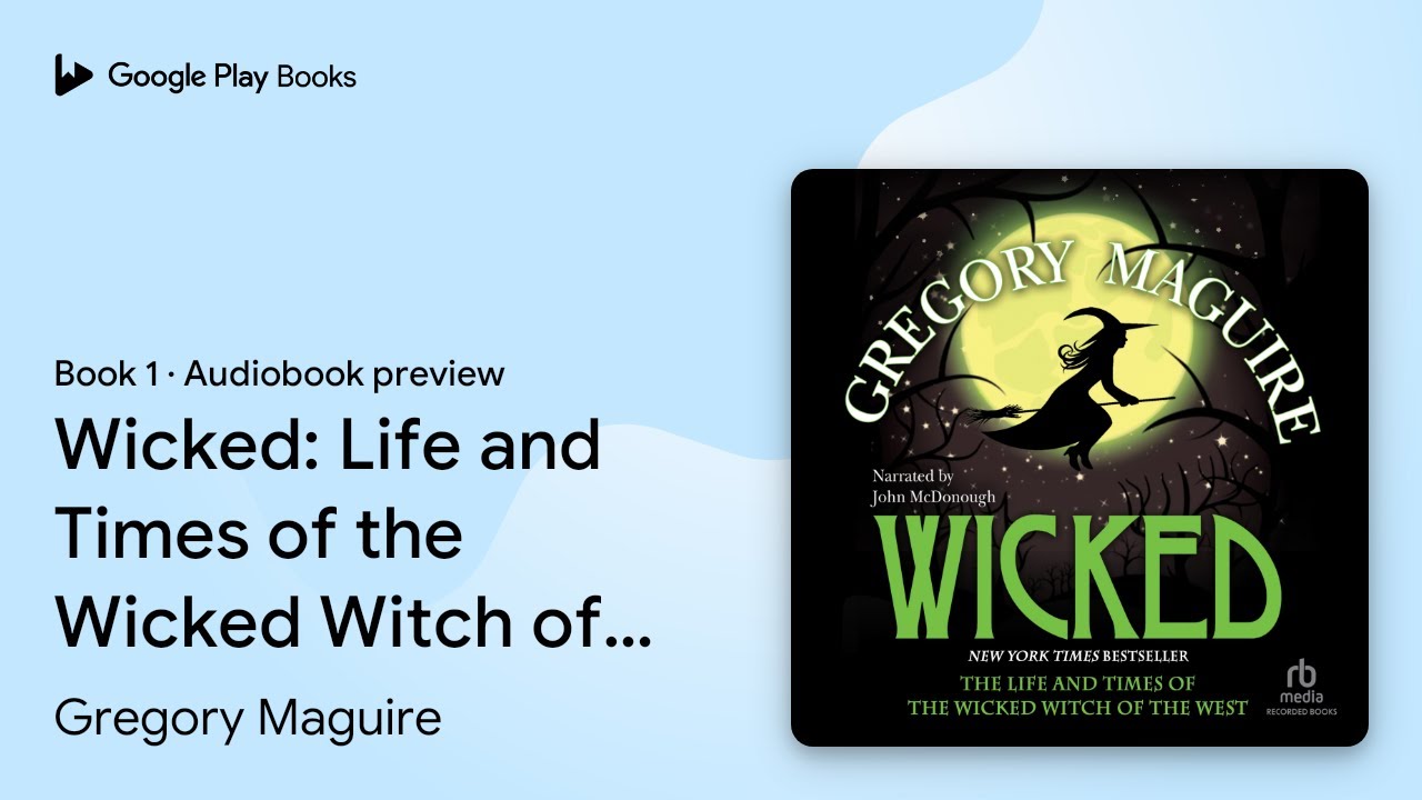 Gregory Maguire - Wicked Audiobook