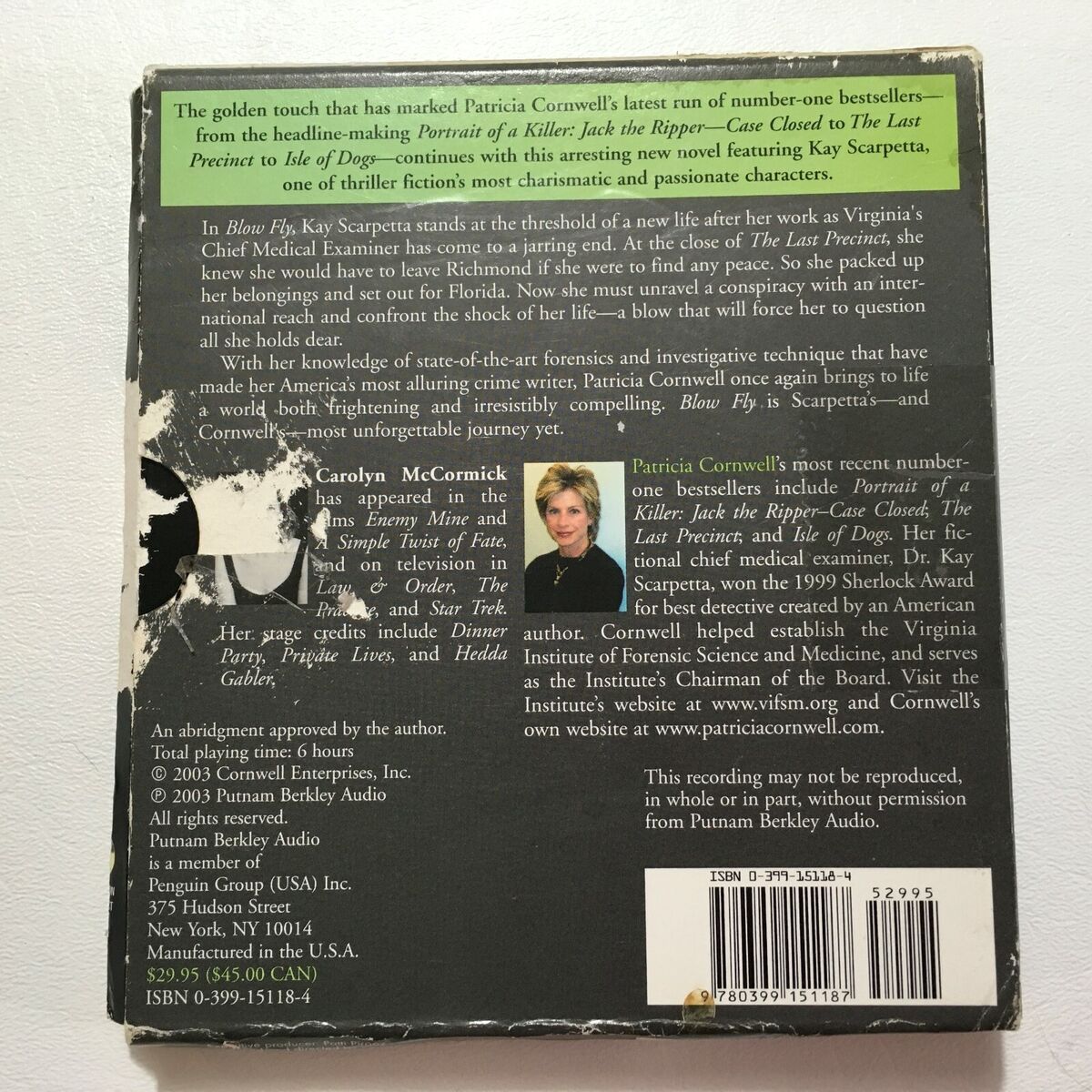 Patricia Cornwell - Blow Fly Audiobook