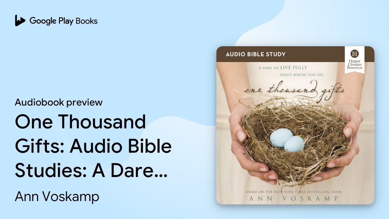 Ann Voskamp - One Thousand Gifts Audiobook