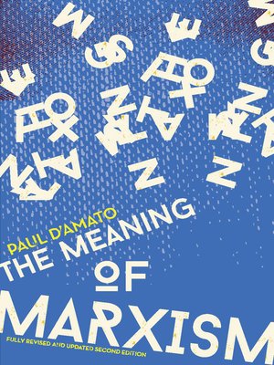 Paul D'Amato - The Meaning of Marxism Audiobook