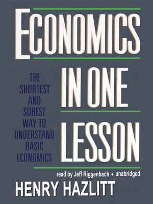 Economics in One Lesson Audiobook - Henry Hazlitt