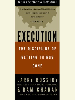 Larry Bossidy - Execution Audiobook