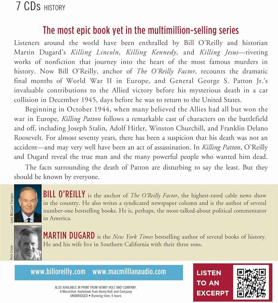 Bill O'Reilly - Killing Patton Audiobook