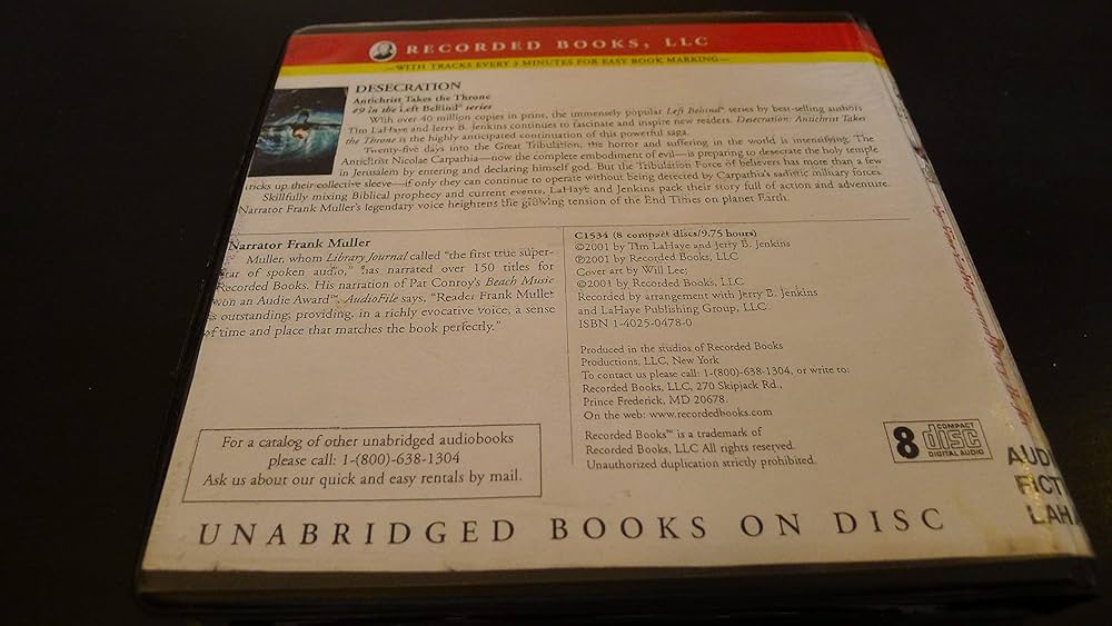 Tim Lahaye - Desecration Antichrist Takes the Throne Audiobook