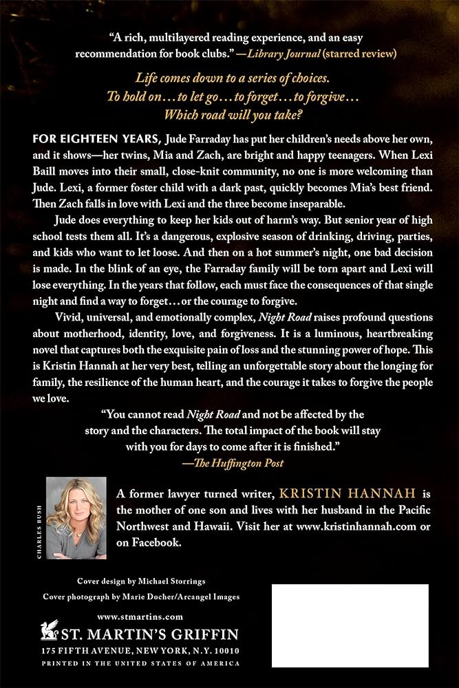 Kristin Hannah - Night Road Audiobook