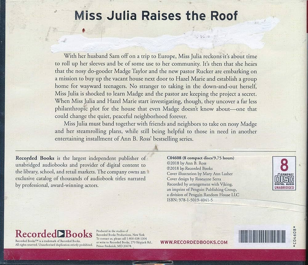 Ann B. Ross - Miss Julia Raises the Roof Audiobook