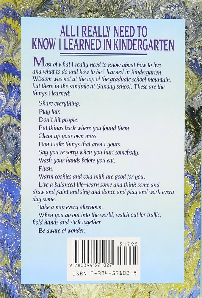 Robert Fulghum - All I Really Need to Know I Learned in Kindergarten Audiobook