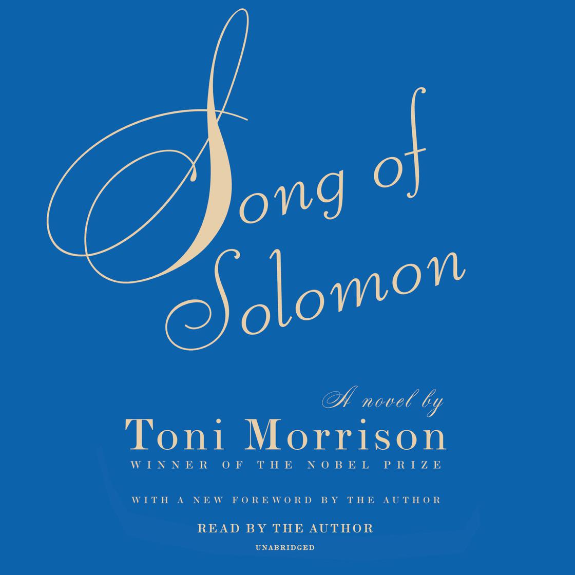 Toni Morrison - Song of Solomon Audiobook