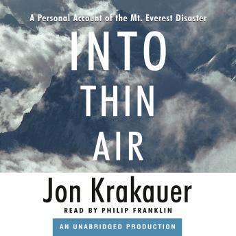 Jon Krakauer - Into Thin Air Audiobook