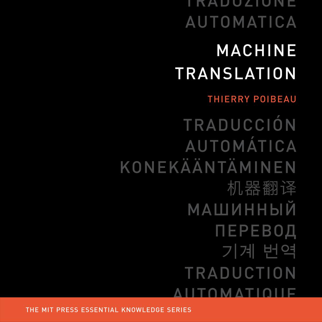 Thierry Poibeau - Machine Translation Audiobook
