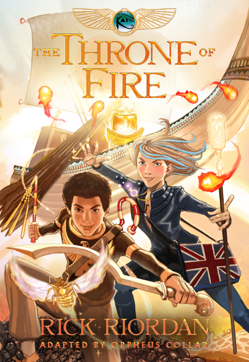 The Throne of Fire Audiobook - Rick Riordan (The Kane Chronicles, Book 2)
