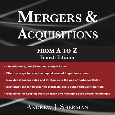 Andrew J. Sherman - Mergers And Acquisitions from A to Z Audiobook