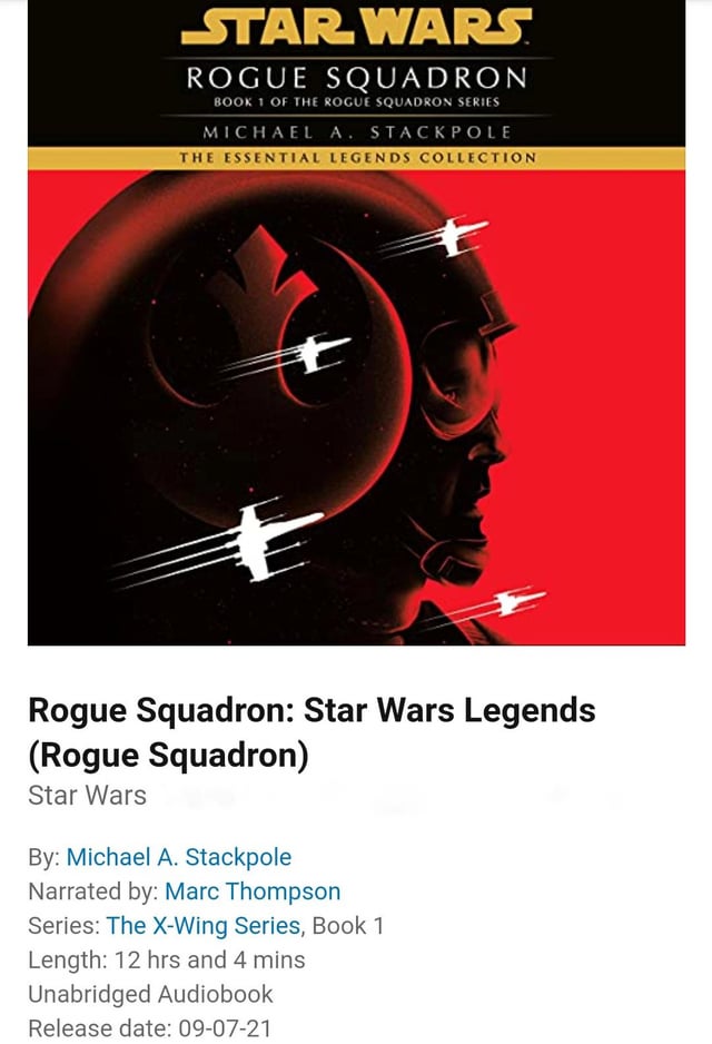 Rogue Squadron: Star Wars Legends Audiobook