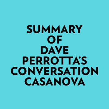 David Perrotta - Conversation Casanova Audiobook