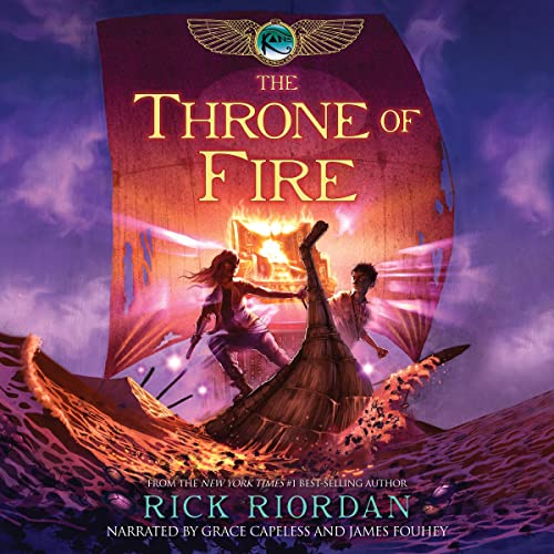 The Throne of Fire Audiobook by Rick Riordan